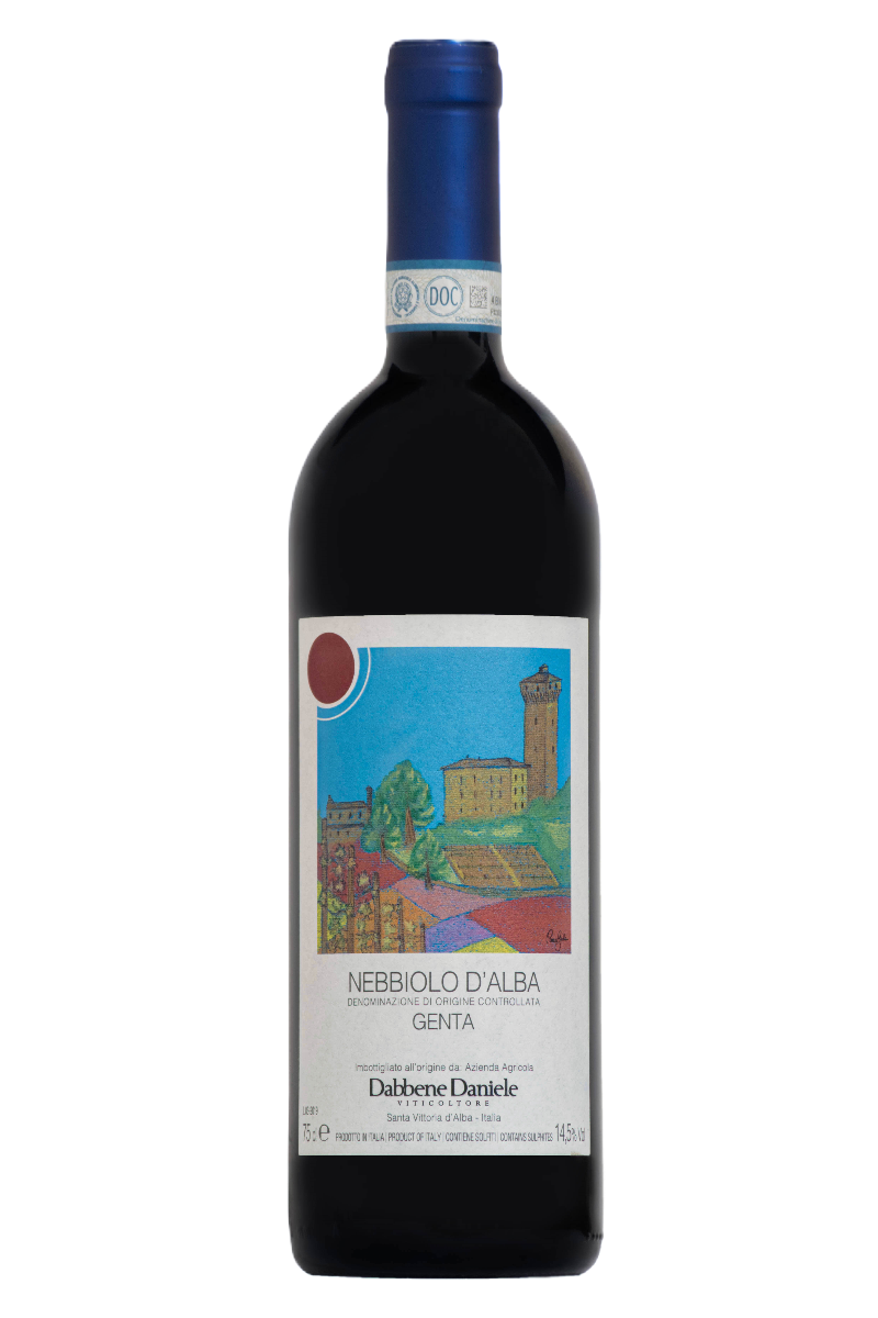 Nebbiolo d'Alba D.O.C. GENTA: un vino rosso elegante e ricco di carattere.